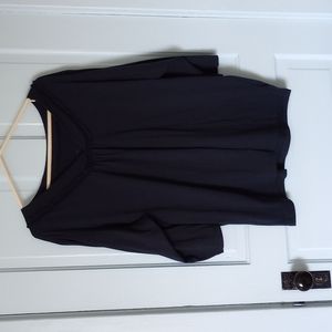 A navy blue Lane Bryant top
